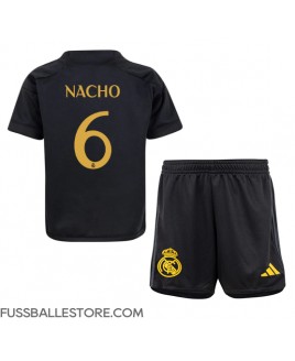 Günstige Real Madrid Nacho #6 3rd trikot Kinder 2023-24 Kurzarm (+ Kurze Hosen)